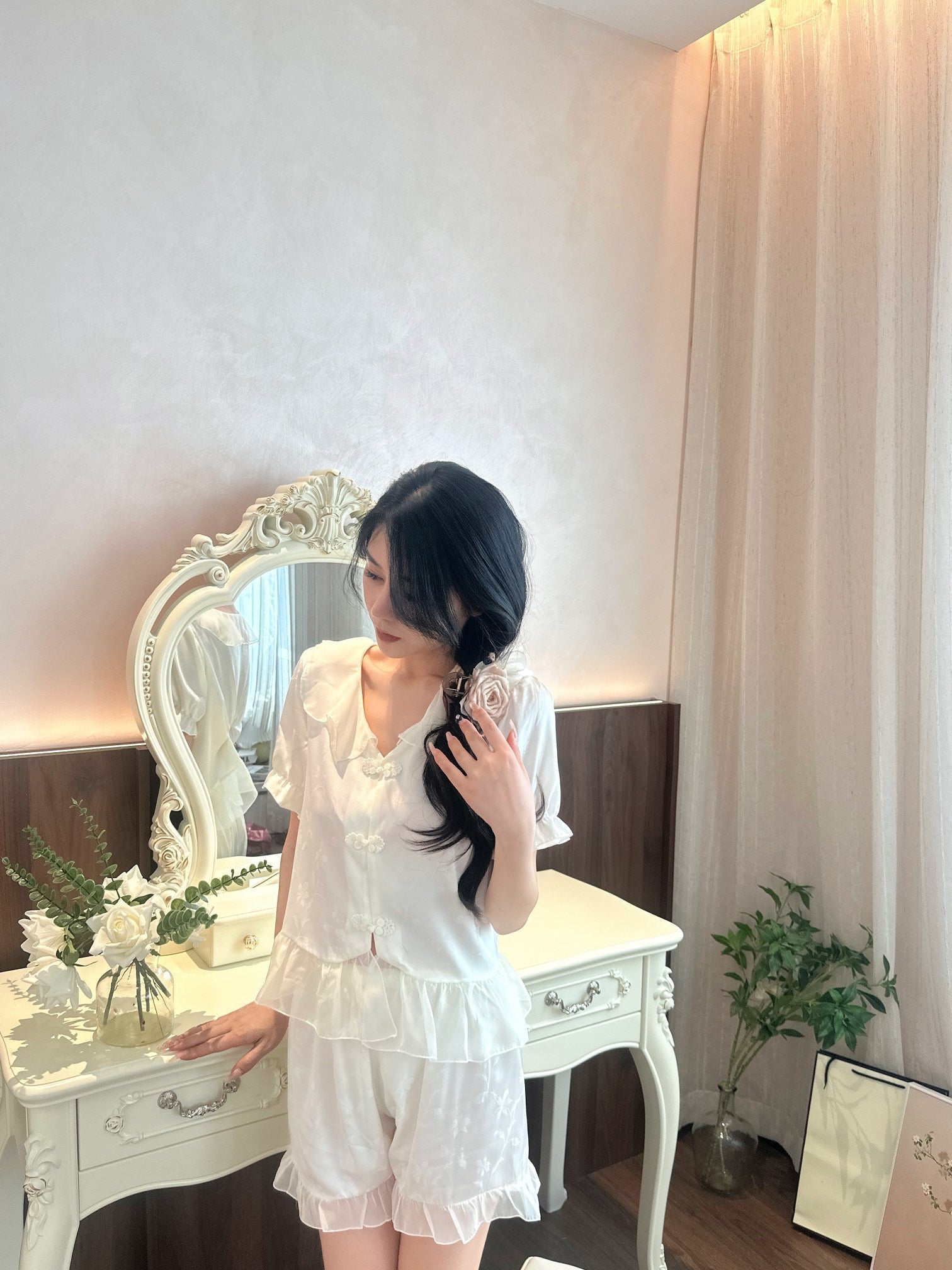 Satin Pajama Set - Lunior -  - 