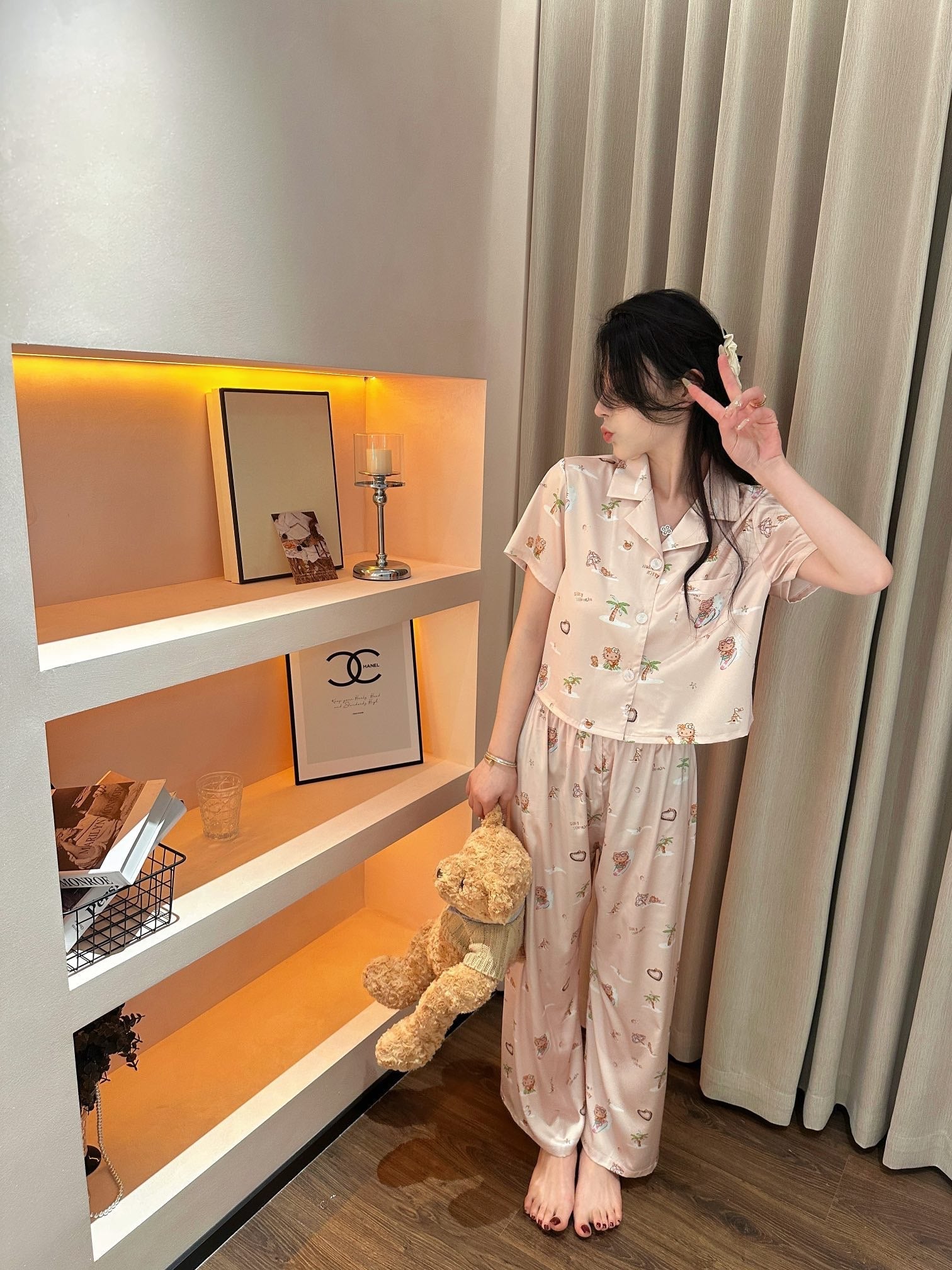 Satin Pajama Set - Lunior -  - 