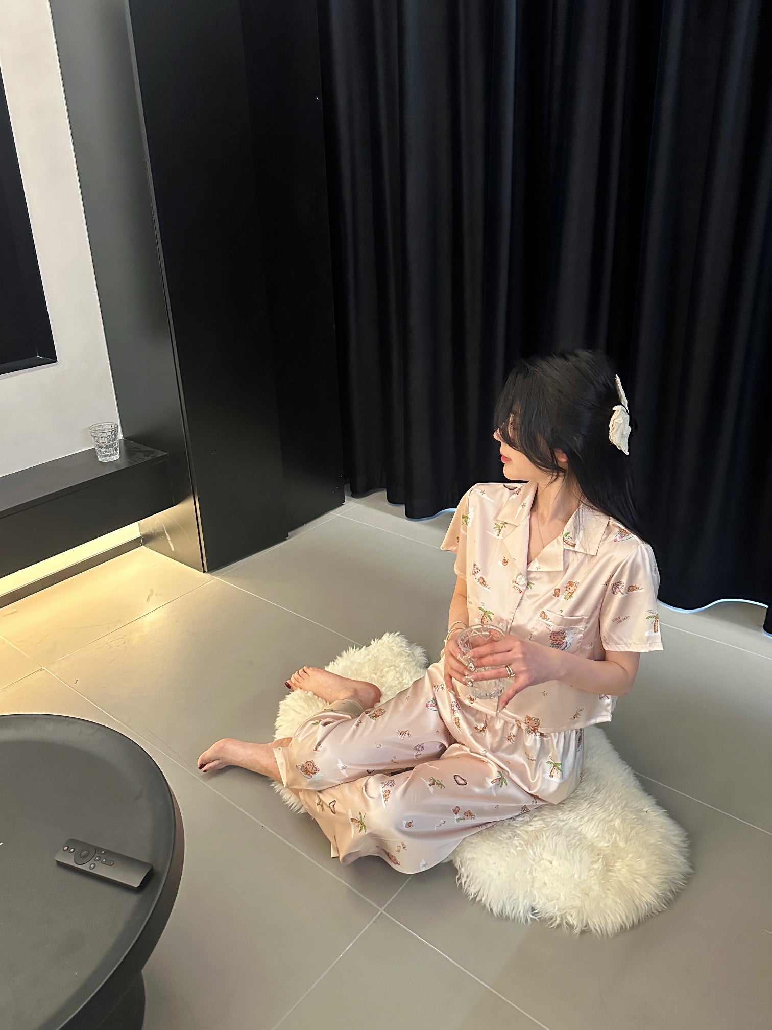 Satin Pajama Set - Lunior -  - 