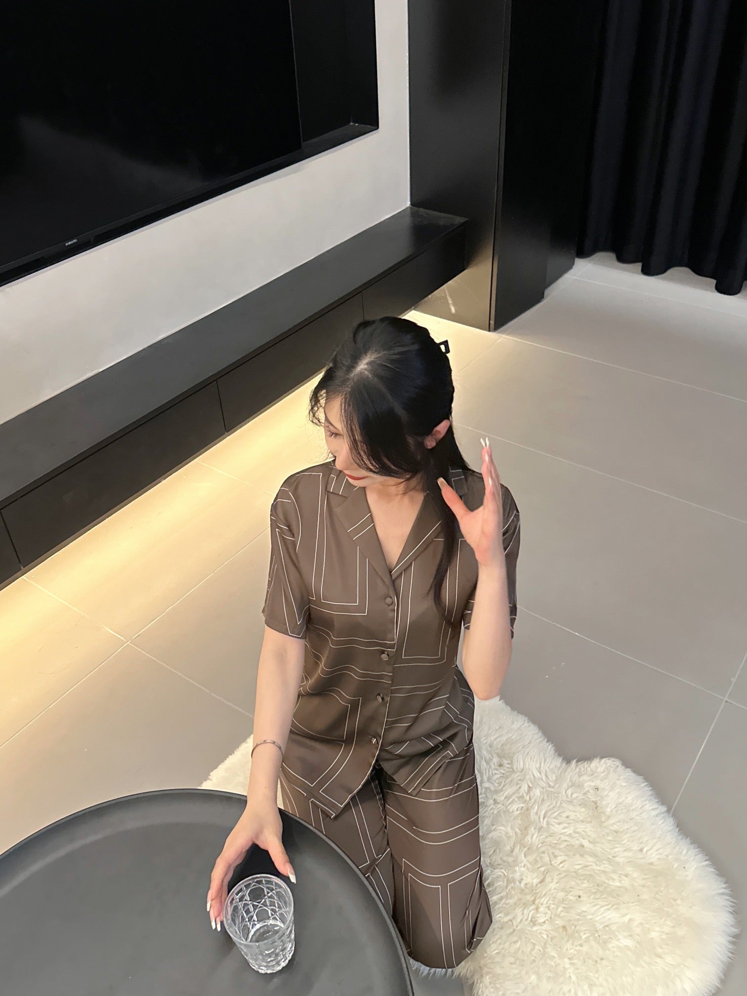 Satin Pajama Set - Lunior -  - 