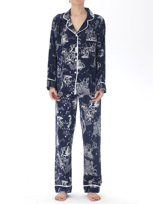 Satin Pajama Set  (Couple's Matching Set) - Lunior -  - 