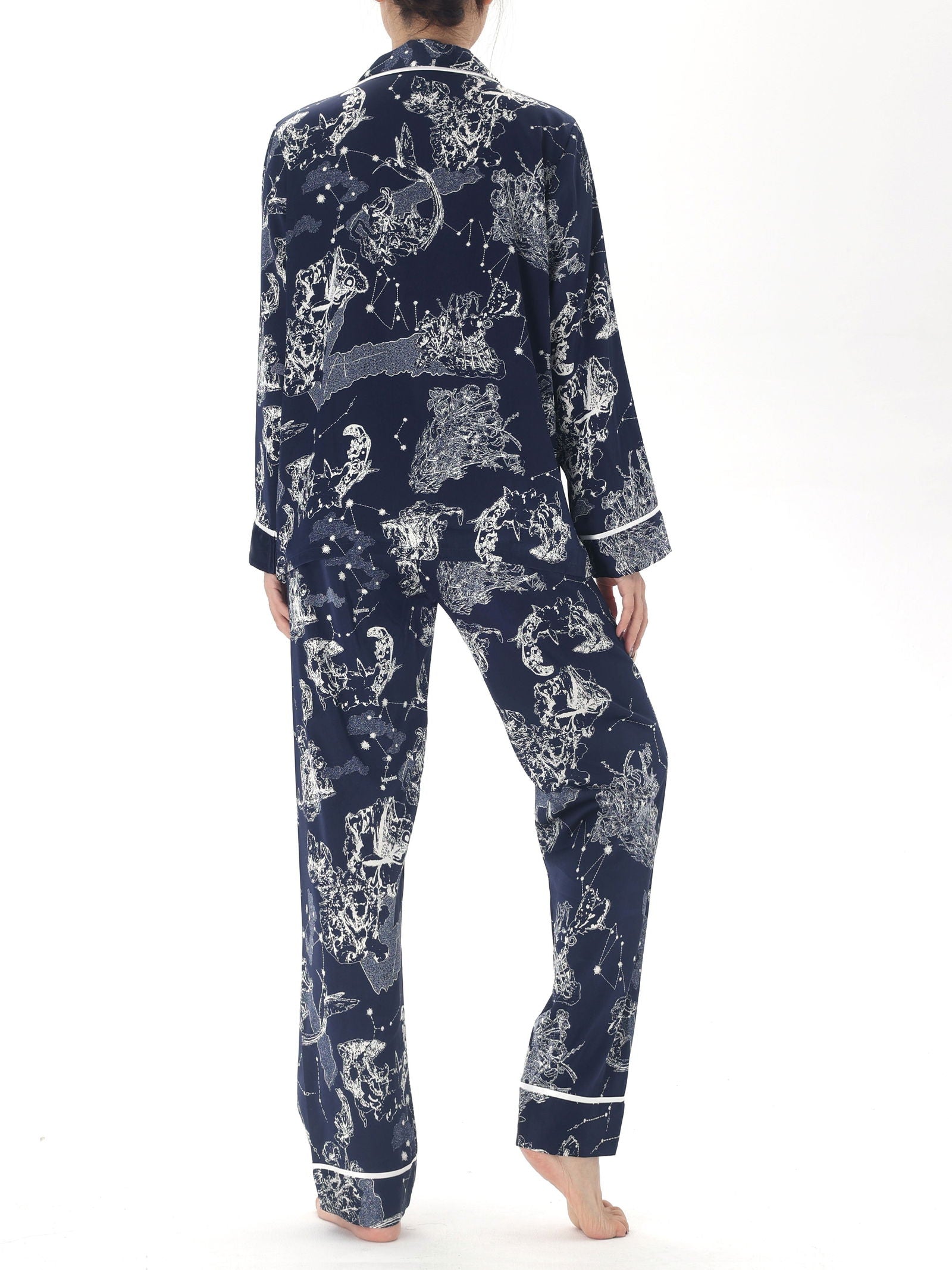 Satin Pajama Set  (Couple's Matching Set) - Lunior -  - 