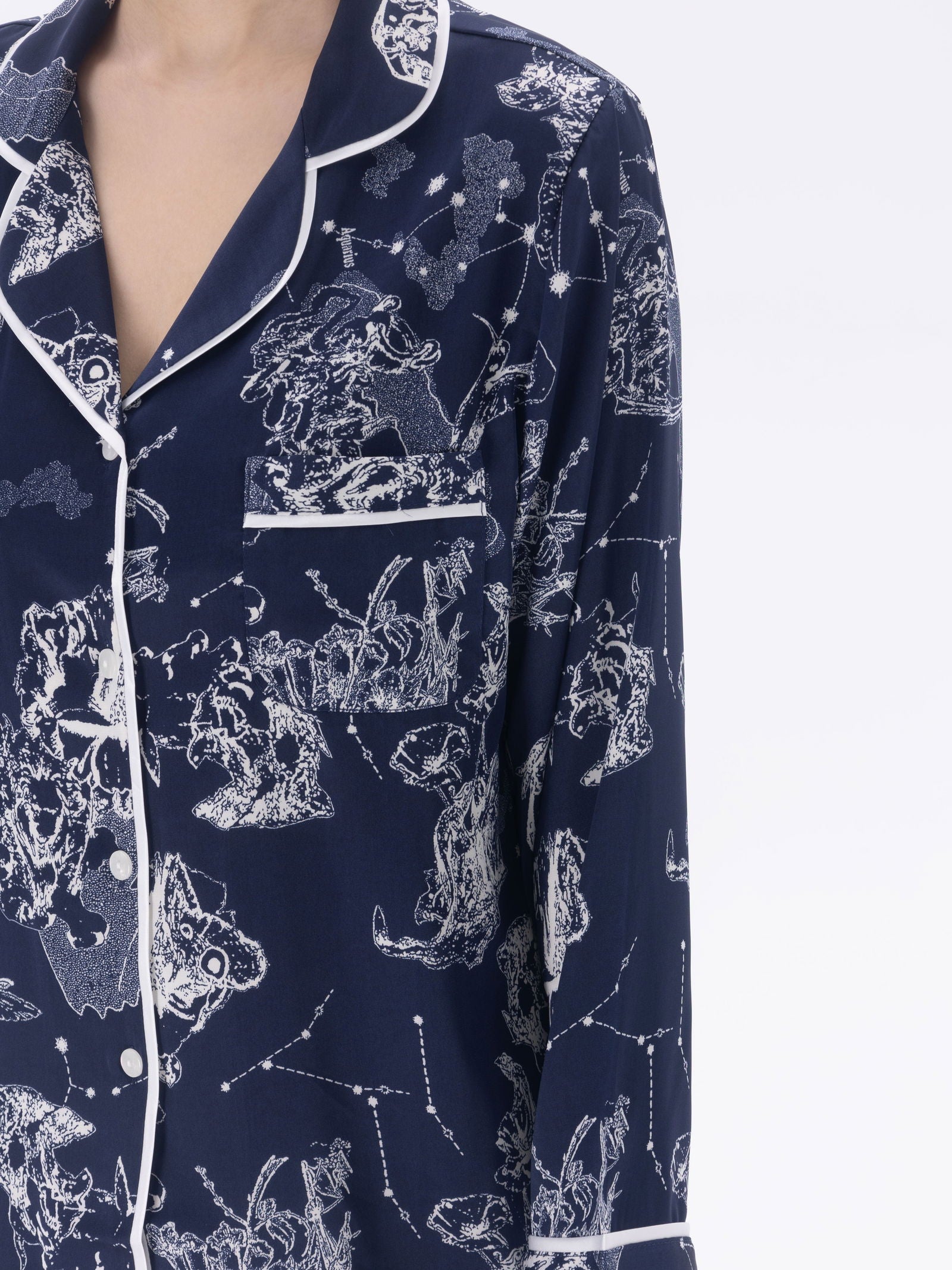 Satin Pajama Set  (Couple's Matching Set) - Lunior -  - 
