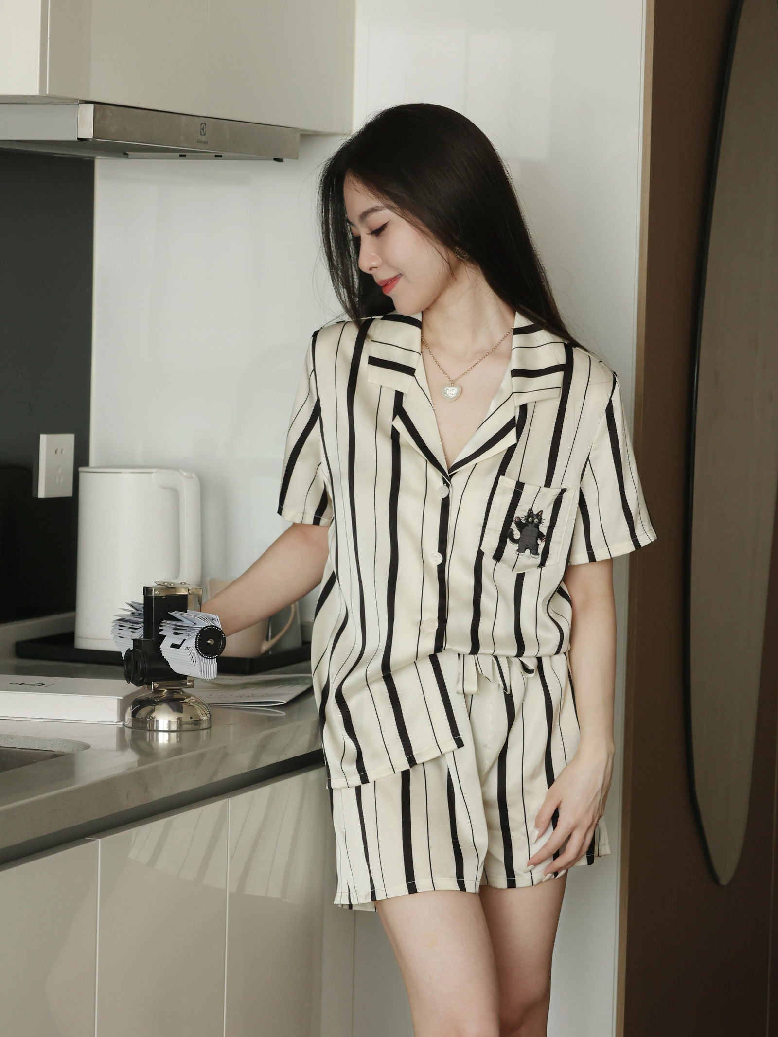 Satin Pajama Set (Couple's Matching Set) - Lunior -  - 