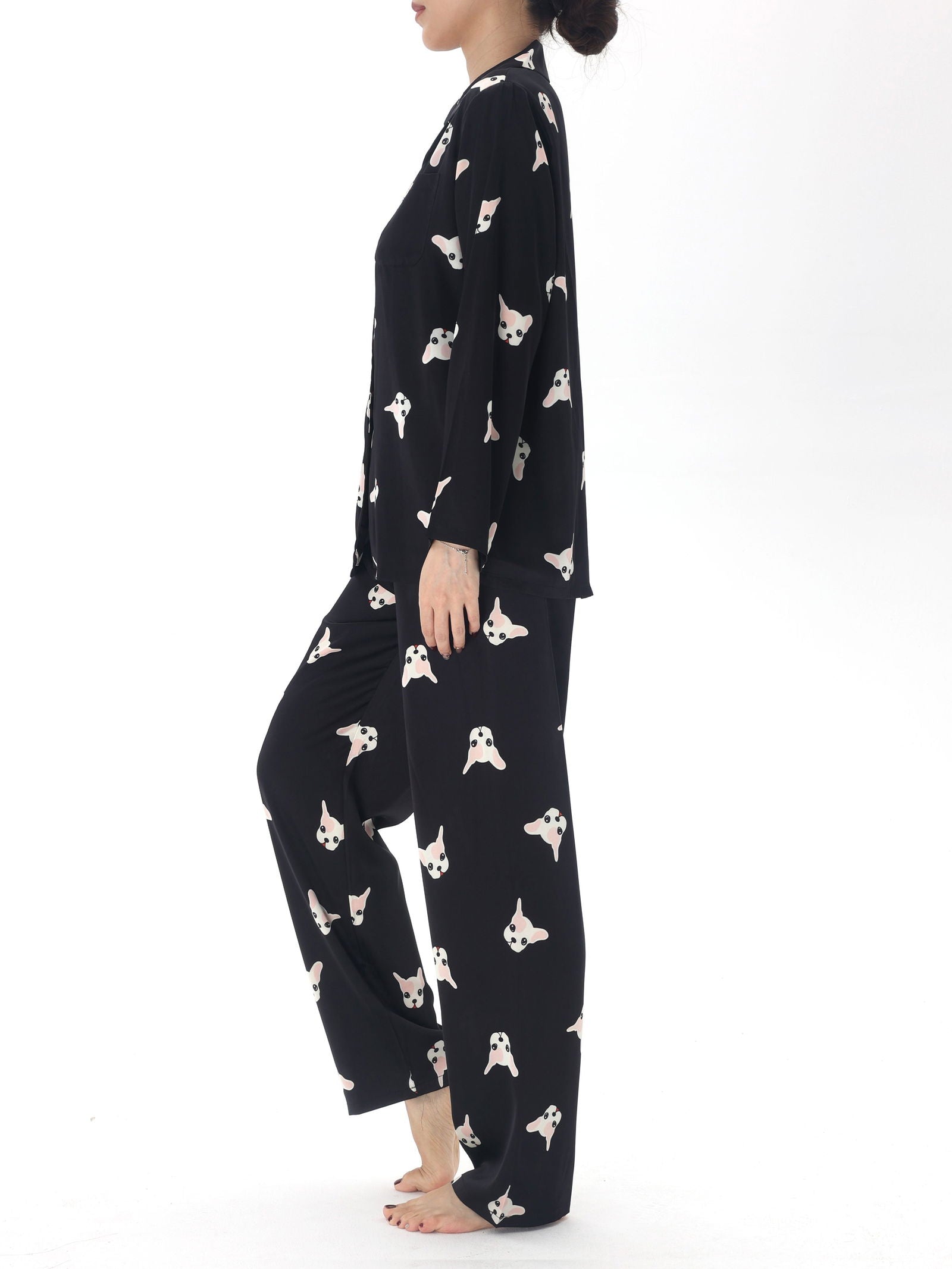Satin Pajama Set (Couple's Matching Set) - Lunior -  - 