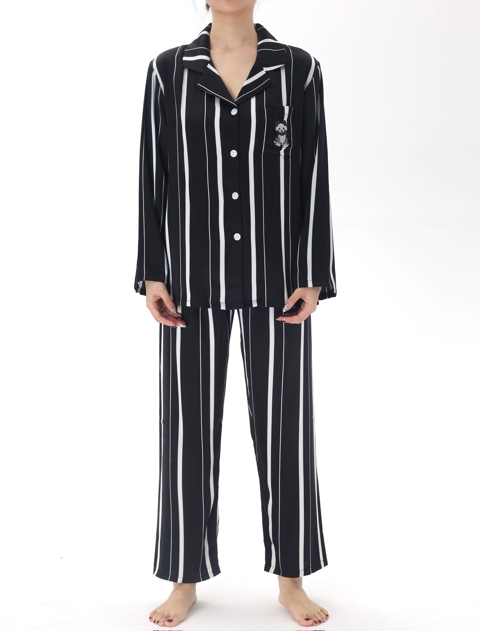 Satin Pajama Set (Couple's Matching Set) - Lunior -  - 
