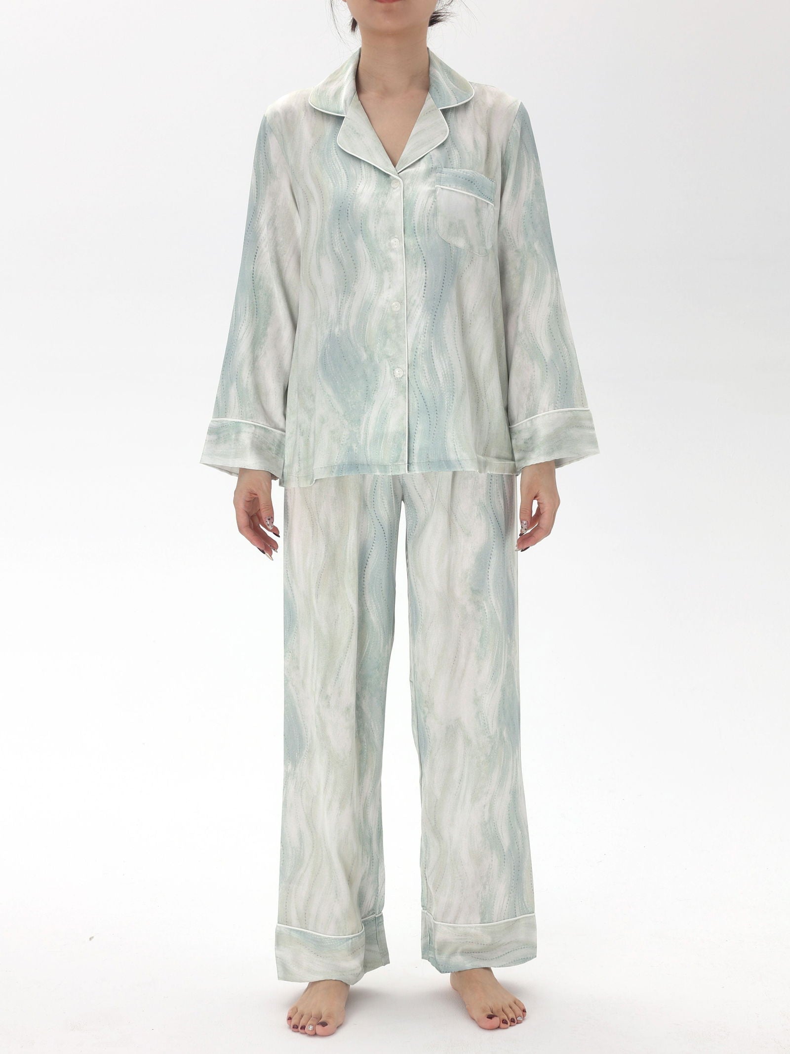 Satin Pajama Set (Couple's Matching Set) - Lunior -  - 