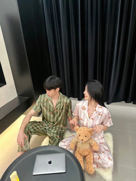 Satin Pajama Set（Couple’s matching set) - Lunior -  - 