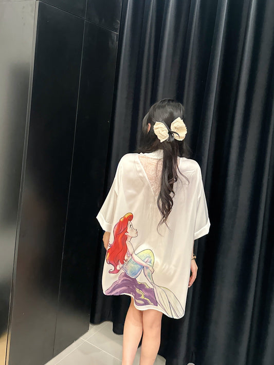 Satin Shirt Dress - Lunior -  - 