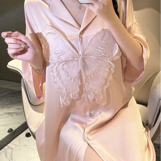 Satin Shirtdress - Lunior -  - 