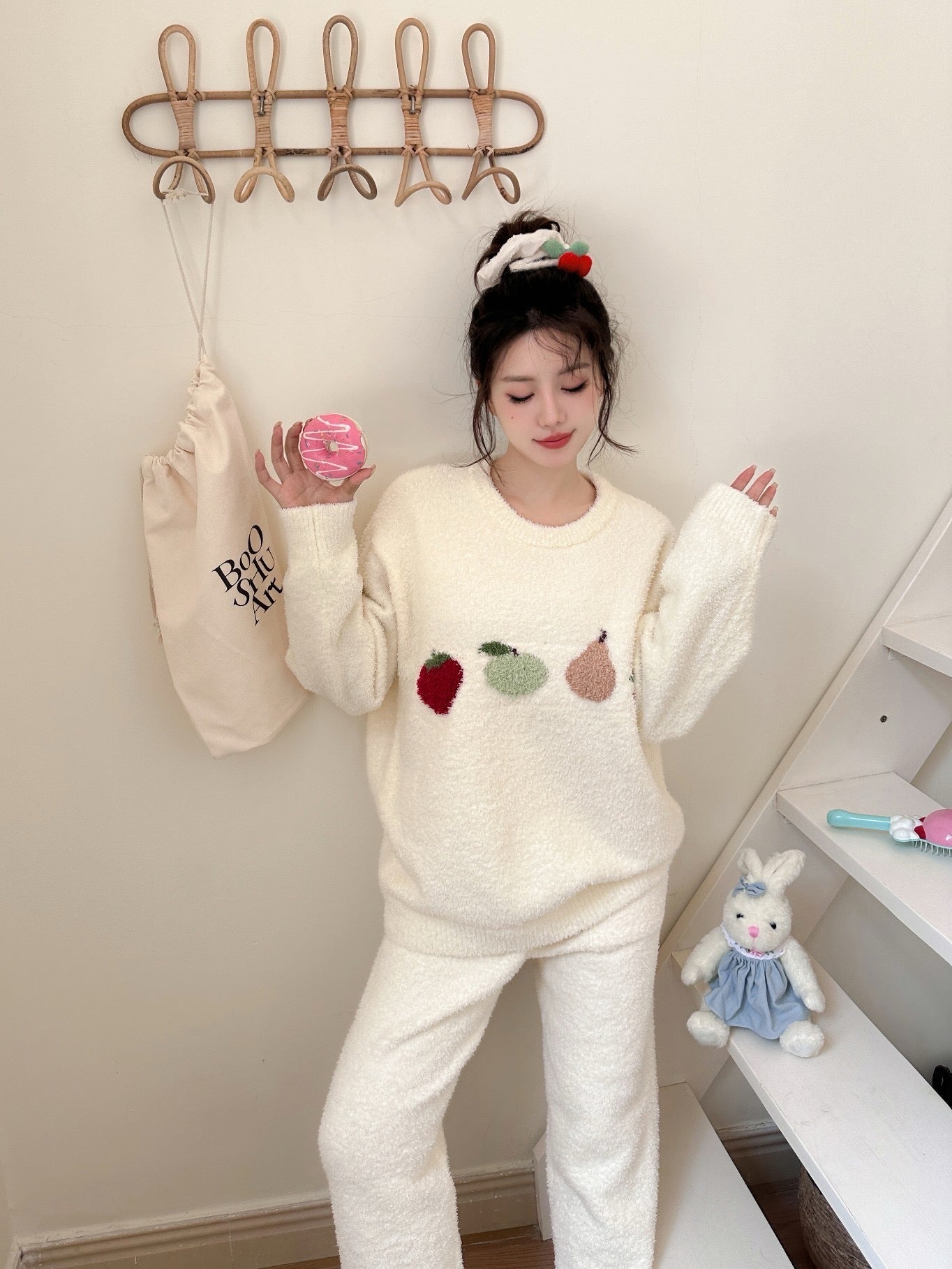 Soft Fleece Pajama Set - Lunior -  - 