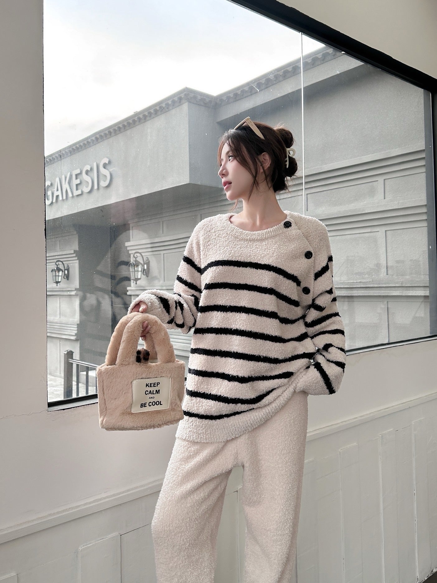 Soft Fleece Pajama Set - Lunior -  - 