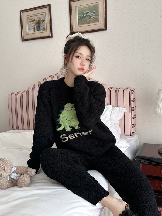 Soft Fleece Pajama Set - Lunior -  - 