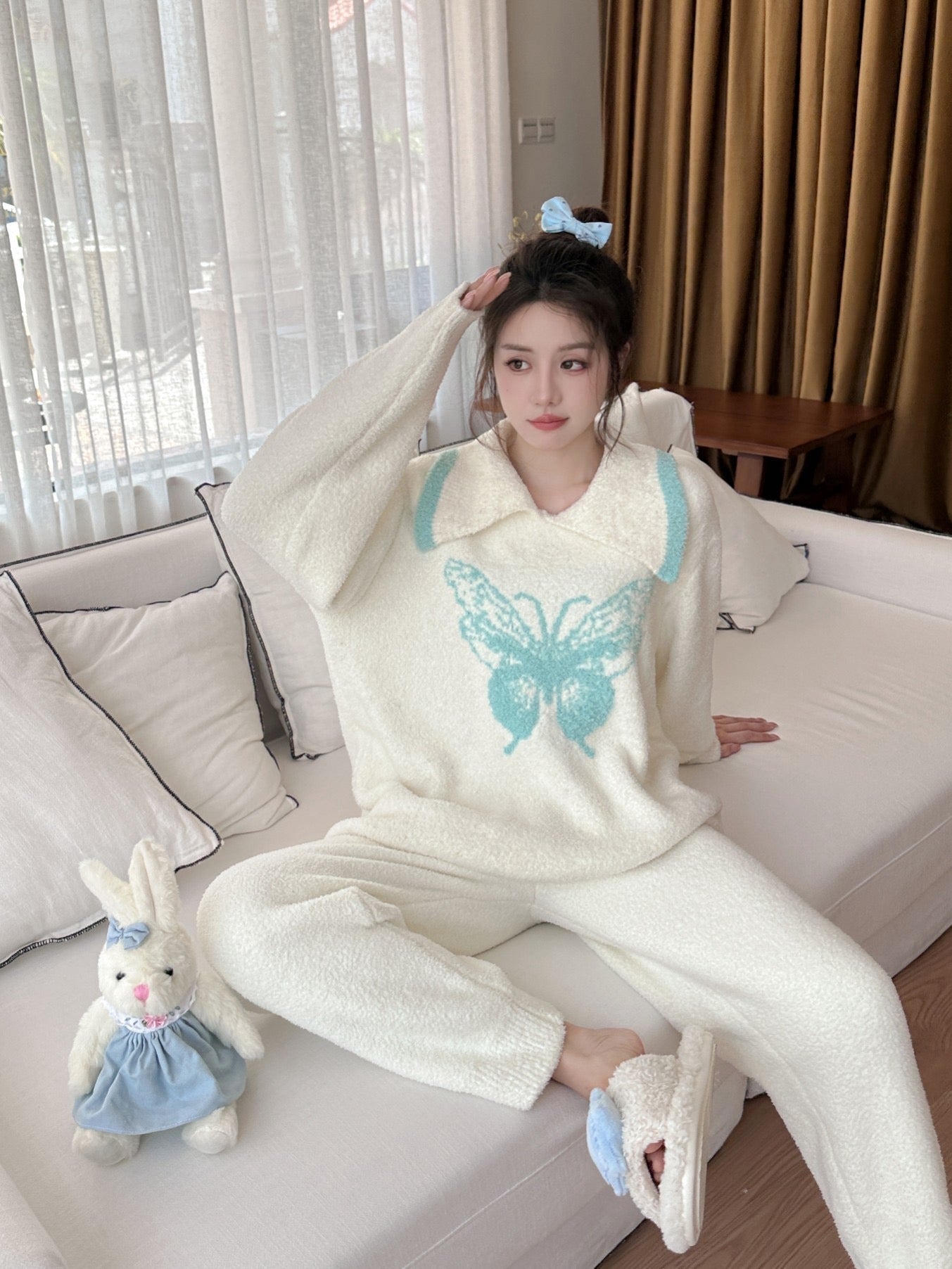 Soft Fleece Pajama Set - Lunior -  - 