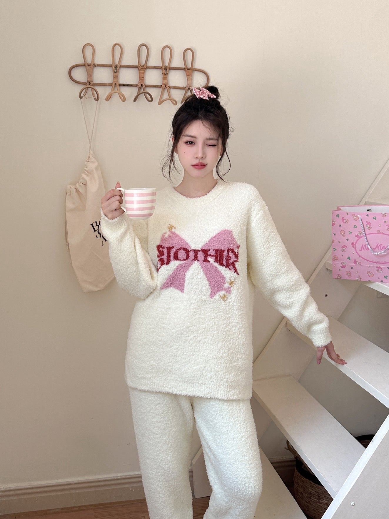 Soft Fleece Pajama Set - Lunior -  - 