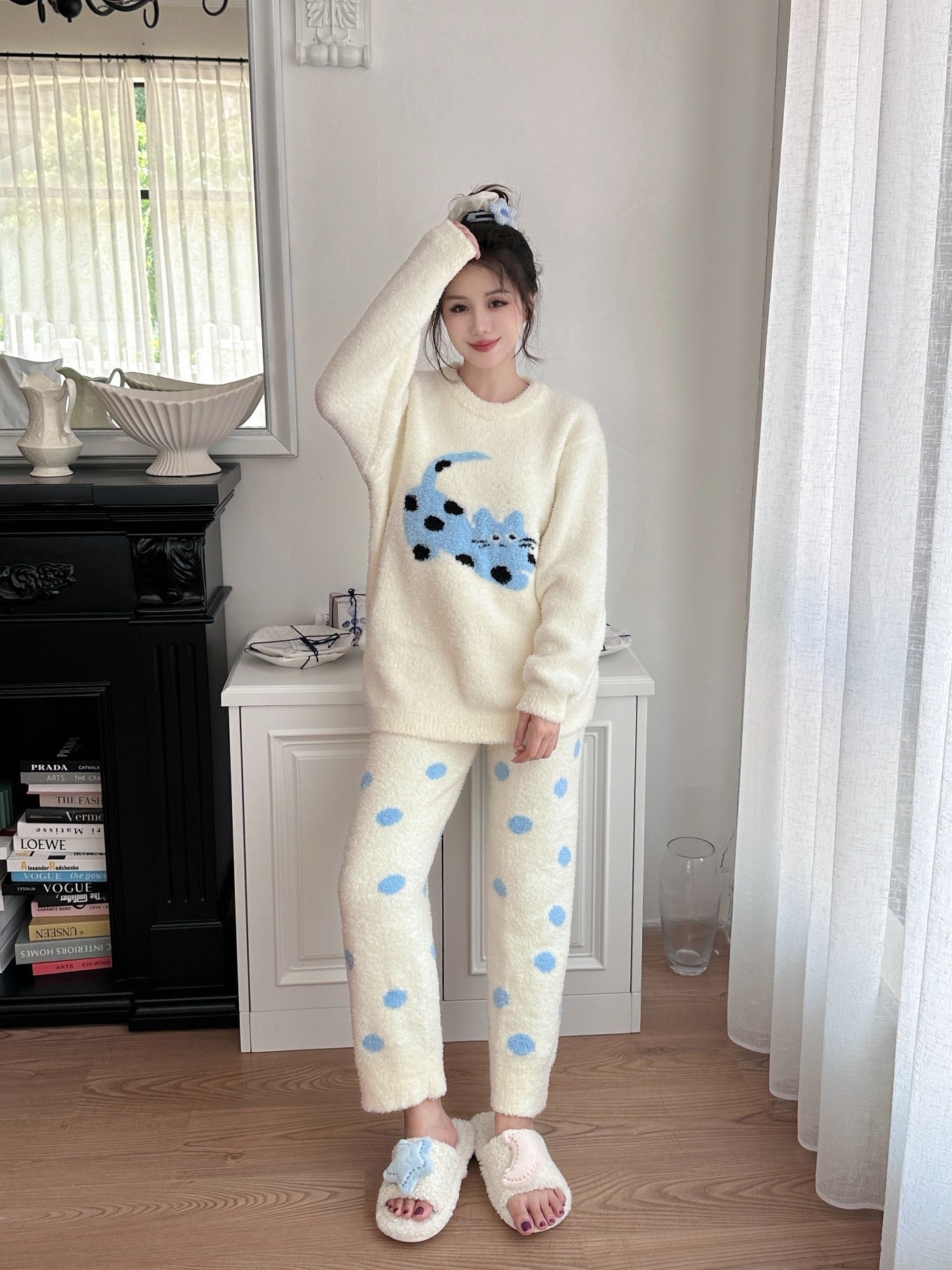 Soft Fleece Pajama Set - Lunior -  - 