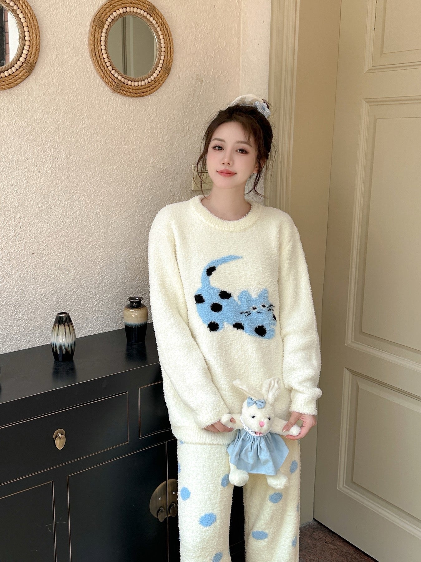 Soft Fleece Pajama Set - Lunior -  - 