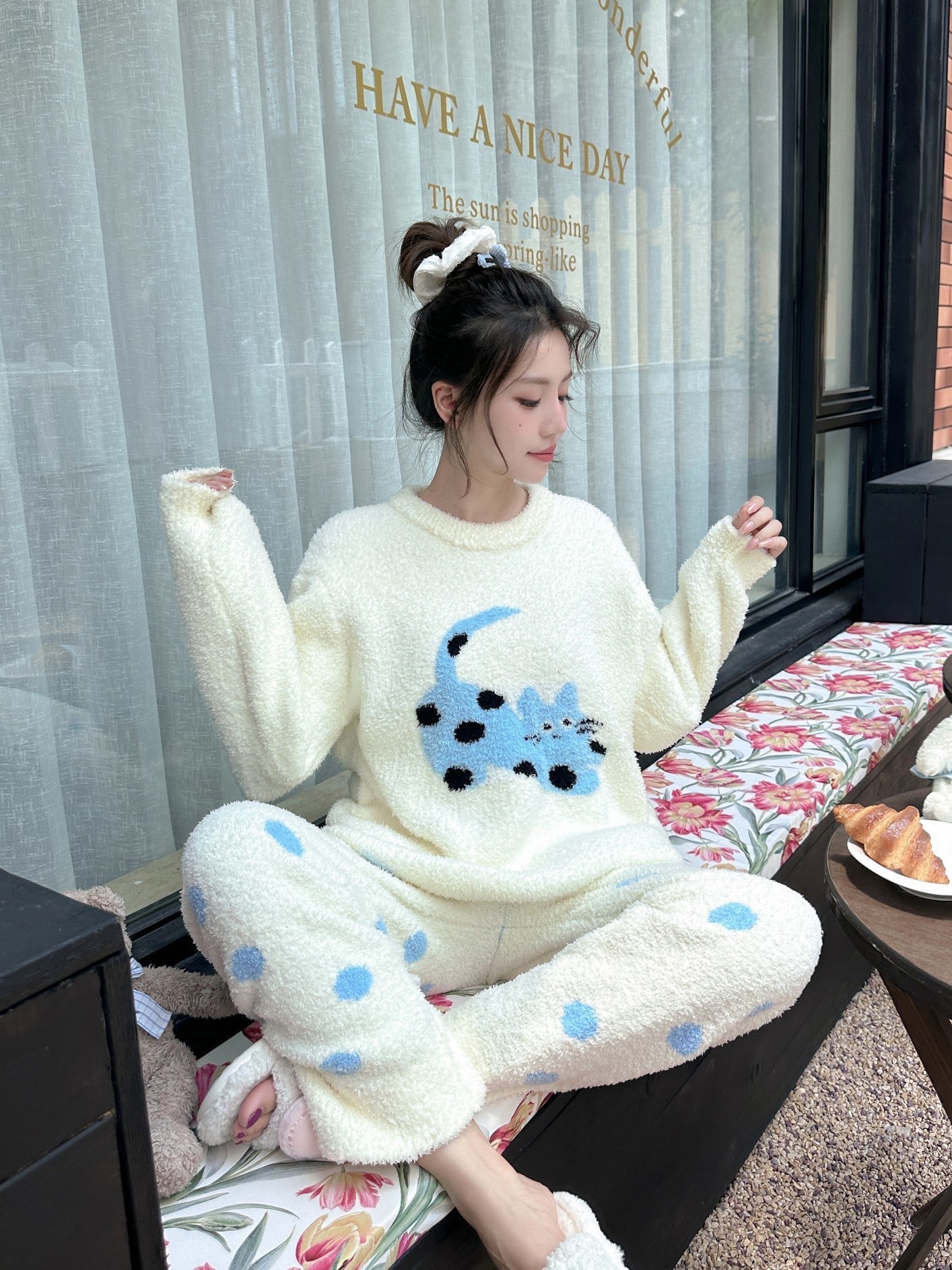 Soft Fleece Pajama Set - Lunior -  - 