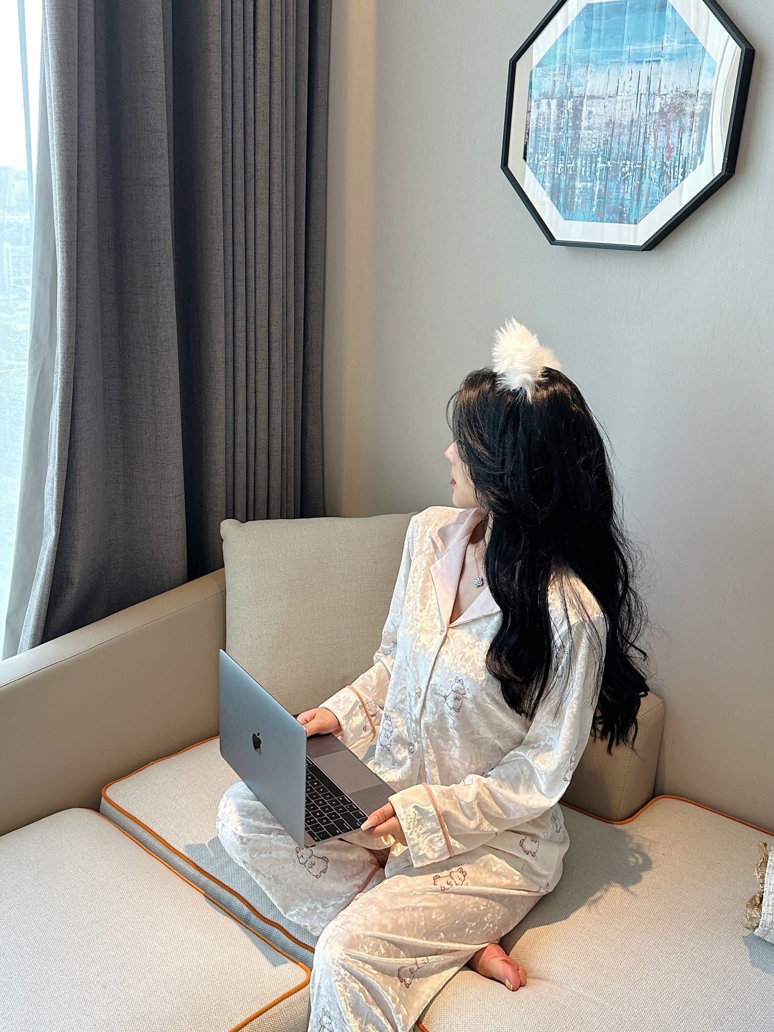 Velvet Pajama Set - Lunior -  - 
