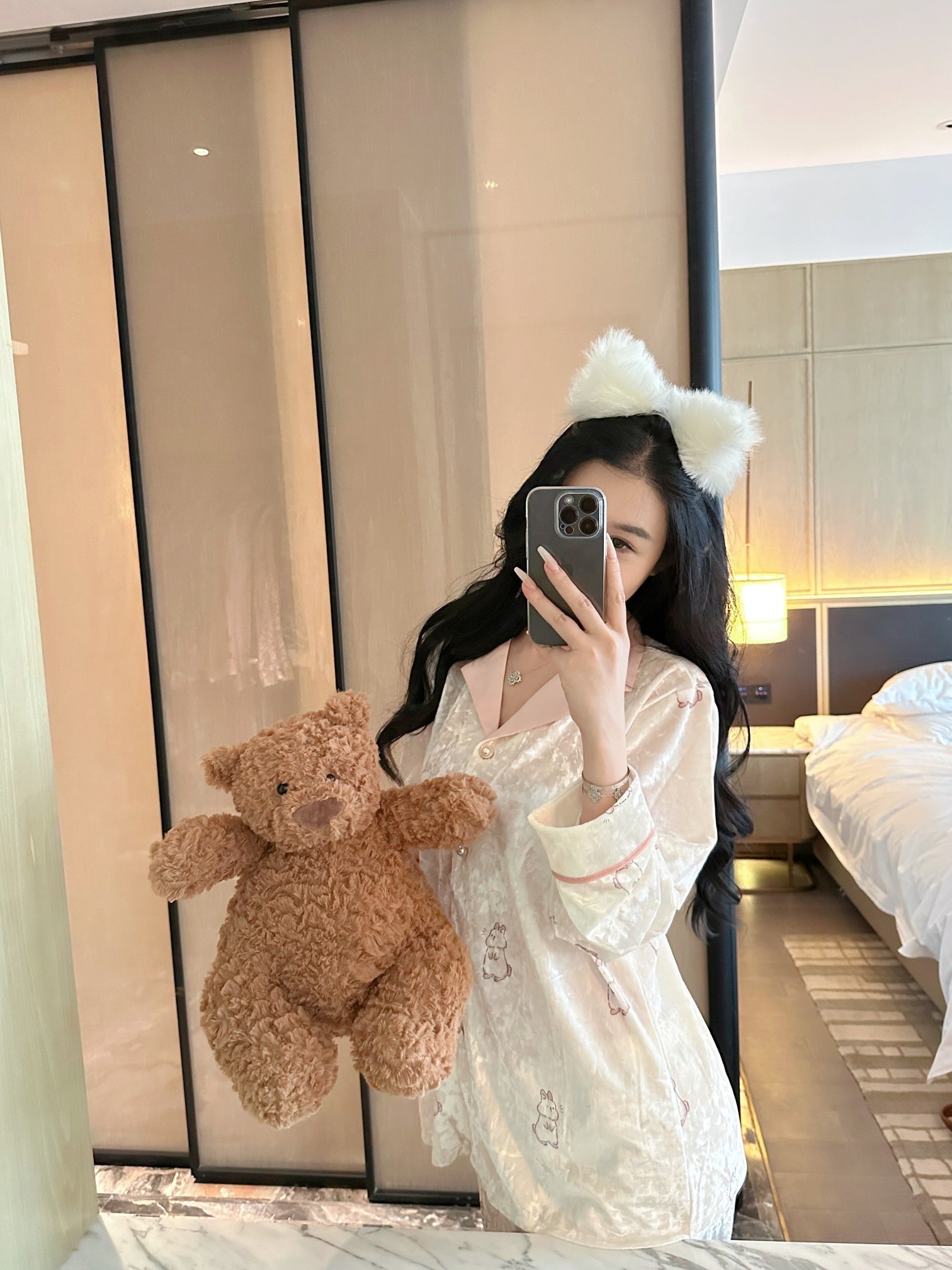 Velvet Pajama Set - Lunior -  - 
