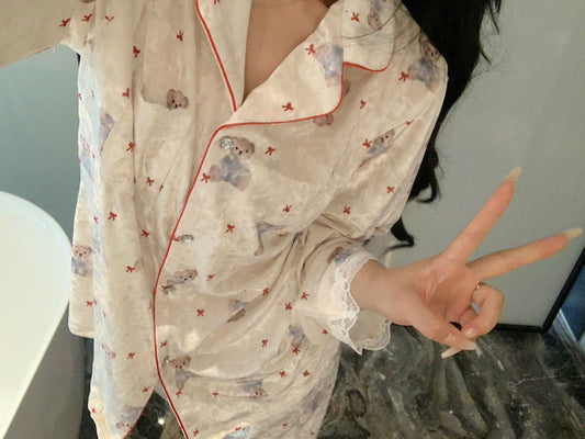 Velvet Pajama Set - Lunior -  - 